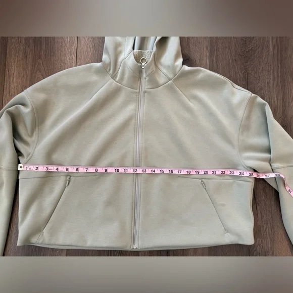 Lululemon Soft Oversized Zip Hoodie in Green Fern Size XL/XXL - Picture 6 of 13